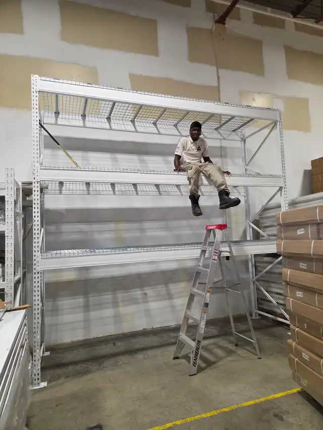 Teardrop Pallet Racking - 12ft x 12ft Sections - Brand New