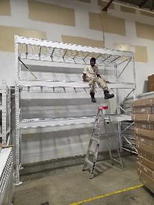 Teardrop Pallet Racking - 12ft x 12ft Sections - Brand New