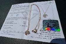 #836 - 14kt Rose Gold EFFYDiamond Necklace 16-18' - Photo 2