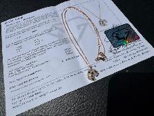 #836 - 14kt Rose Gold EFFYDiamond Necklace 16-18' - Photo 5