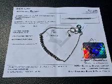 #867 - Sterling & Black Diamond 1/4ct Adjustable Bracelet - Photo 2