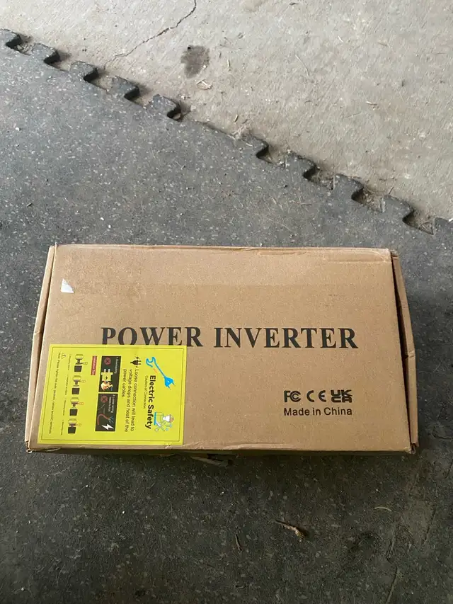 Power inverter & 2 deep cycle batteries