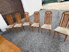 Free delivery used Wooden Dining Table with 6 Chairs - Photo 5