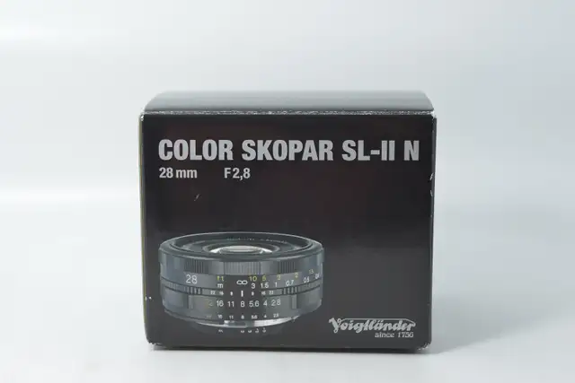 Voigtlander Color-Skopar SL-II N 28mm f2.8 For Canon EF ID 3165