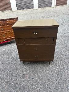 Free delivery used antique Viscol Chest of Drawers