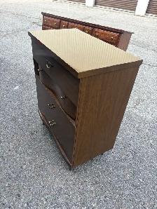 Free delivery used antique Viscol Chest of Drawers - Photo 6