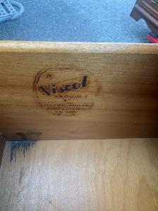 Free delivery used antique Viscol Chest of Drawers - Photo 9
