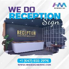 Reception Signs – Professional Custom Designs