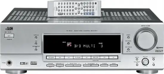 JVC RX-6042S 5.1-Channel Audio Video Receiver With Remote