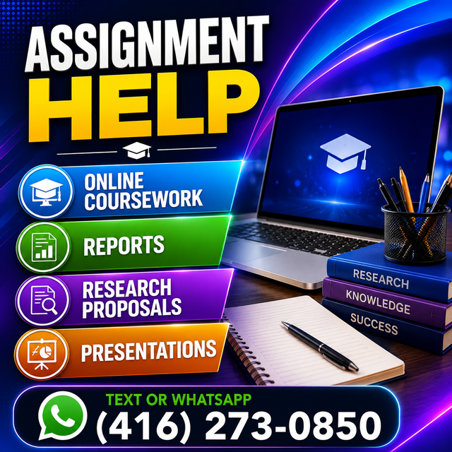 ONLINE COURSEWORK, REPORTS, RESEARCH PROPOSAL, PRESENTATIONS