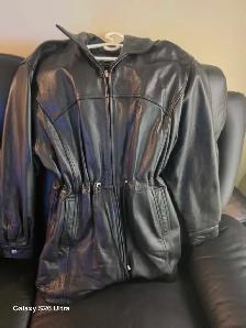 Women leather jacket for sale..