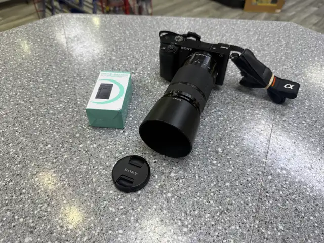 Sony Alpha A6000 24.3MP 55-220mm 4.5-6.3 Lens