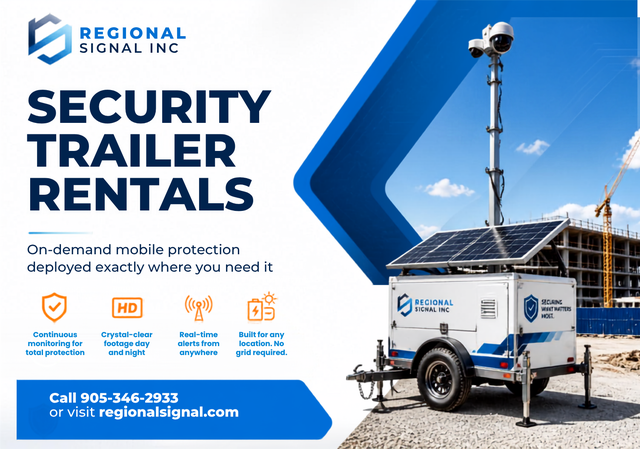 Regional Signal Inc Security Trailer Rental