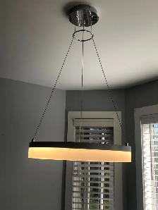 modern chrome pendant light - Photo 2
