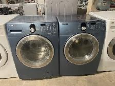 Laveuse sécheuse frontales bleues Samsung (remis à neuf)
