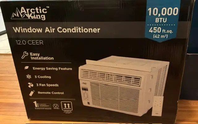 AIR CLIMATISÉ 10,000 BTU, NEUVE TOUJOURS DANS SA BOITE