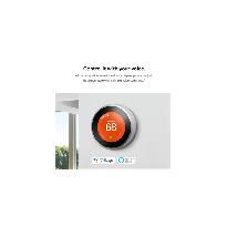 Google Nest Learning Smart Wi-Fi Thermostat (3rd Gen) – White - Photo 5