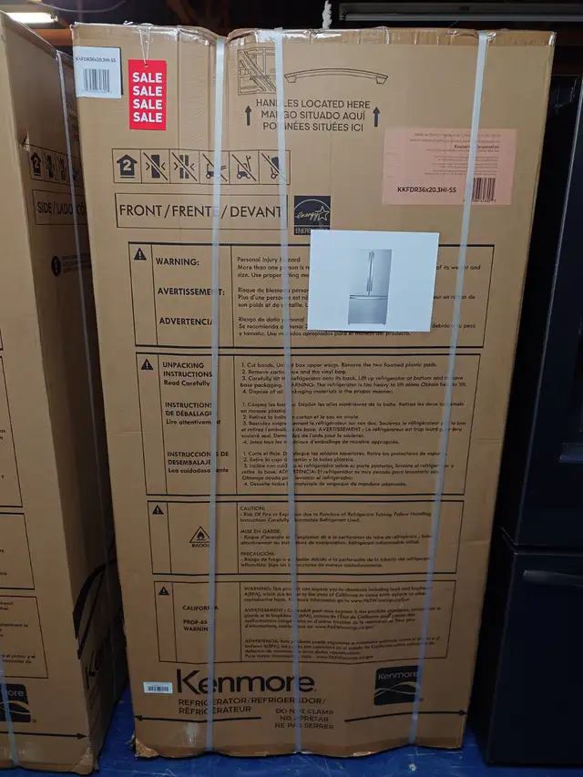Kenmore '36' Stainless Steel French Door Fridge on Sale‼️