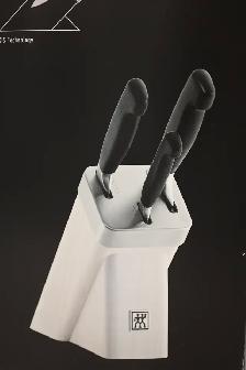 Zwilling Self Sharpening Block Set 4pc Four star Brand New - Photo 7