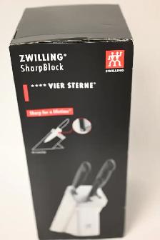 Zwilling Self Sharpening Block Set 4pc Four star Brand New - Photo 10
