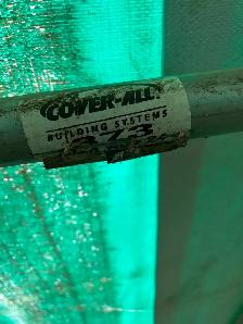 Heavy-Duty Used Cover-All Barn / Fabric Shelter – 75' x 150' - Photo 2