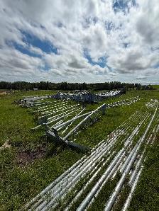 Heavy-Duty Used Cover-All Barn / Fabric Shelter – 75' x 150' - Photo 5