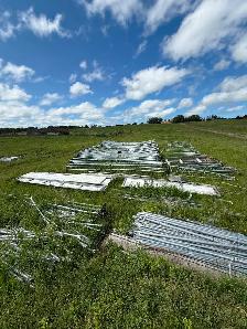 Heavy-Duty Used Cover-All Barn / Fabric Shelter – 75' x 150' - Photo 7
