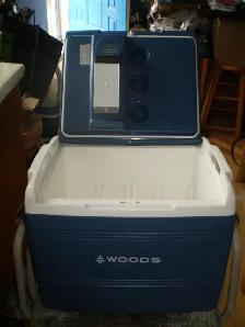 WOODS 12 VOLT COOLER-38 LITER-MADE IN EUROPE-USED- $75 - Photo 3