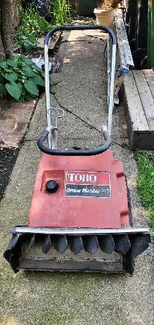 Free Old School Snowblower