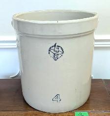 Stoneware Crock – Medicine Hat - 4-Gallon