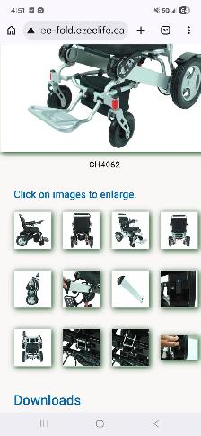 Electric wheelchair folding traveler - Photo 4