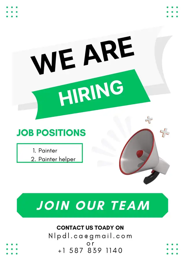 Hiring Painter and Painter Helper