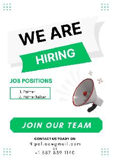 Hiring Painter and Painter Helper