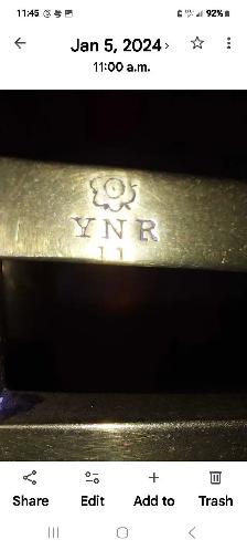 Antique brass balance scales - Photo 8