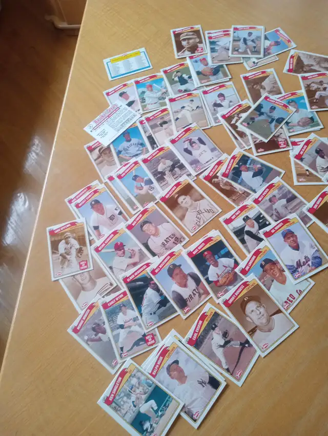 Carte Baseball Swell Gum 1989 lot 60 cartes (120726-815)