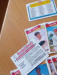 Carte Baseball Swell Gum 1989 lot 60 cartes (120726-815) - Photo 2