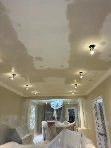 popcorn removal, drywall , taping , mudding , painting - Photo 6