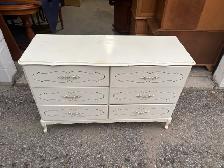 Free delivery used Cream French Provincial 6-Drawer Dresser - Photo 3