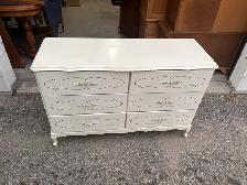 Free delivery used Cream French Provincial 6-Drawer Dresser - Photo 6