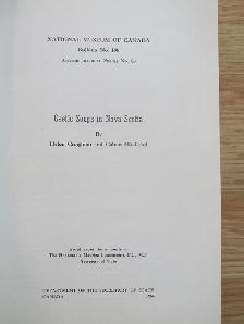 GAELIC SONGS IN NOVA SCOTIA - 1964 SC - Photo 2