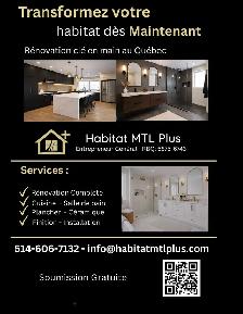 General Contractor - Entrepreneur Général - RBQ