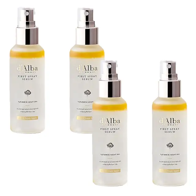 d'alba Piedmont Italian White Truffle First Spray Serum 100mlX4
