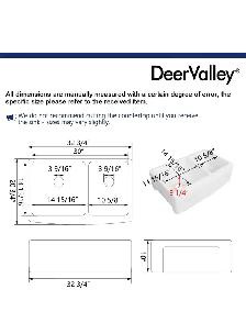 DEERVALLEY DV-1K705 FARMHOUSE KITCHEN  SINK 33-INCH DOUBLE BOWL - Photo 4