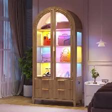 70.9' Tall Freestanding Arch Display Cabinet - Photo 4