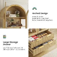 70.9' Tall Freestanding Arch Display Cabinet - Photo 6