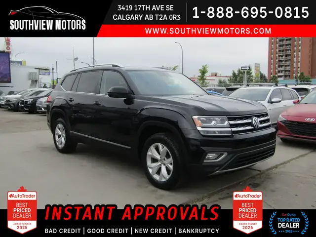 2019 Volkswagen Atlas Highline 3.6 FSI 4MOTION|B.Camera|6 Seater