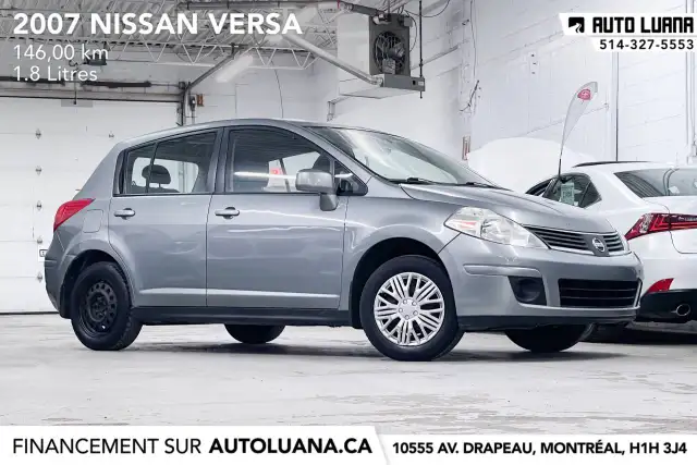 2007 NISSAN Versa AUTOMATIQUE/AIR CLIMATISE/GROUP ELEC/146,000km