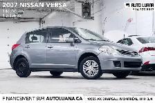2007 NISSAN Versa AUTOMATIQUE/AIR CLIMATISE/GROUP ELEC/146,000km