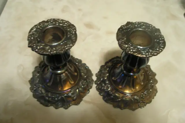 Antique Sugar, Cream, Serving tray, Salt, Pepper Shakers, plus