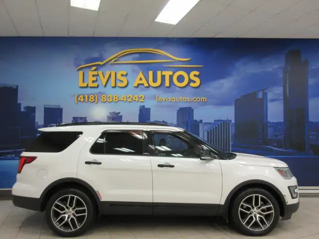 FORD EXPLORER 2017 SPORT AWD TOIT PANORAMIQUE GPS CUIR BANC CHAU